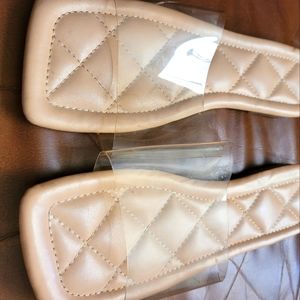 Clear sandles